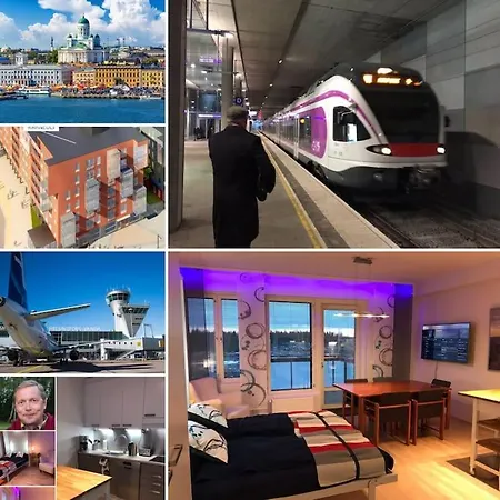 To Luxstudio Karneoli From Helsinki Airport 6 Min, To 27min, Free Parking In Kivistoe