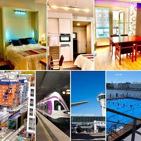 To Luxstudio Karneoli From Helsinki Airport 6 Min, To 27min, Free Parking In Kivistoe Appartamento *