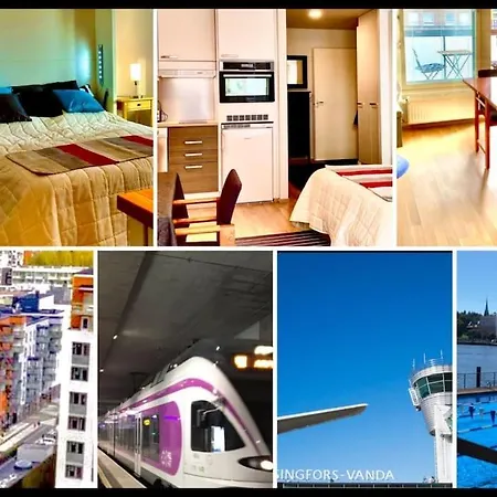 Appartamento To Luxstudio Karneoli From Helsinki Airport 6 Min, To 27min, Free Parking In Kivistoe *