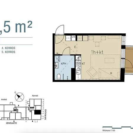 To Luxstudio Karneoli From Helsinki Airport 6 Min, To 27min, Free Parking In Kivistoe Διαμέρισμα Βάνταα