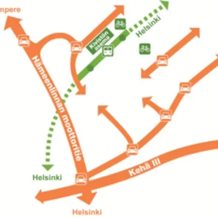Appartamento To Luxstudio Karneoli From Helsinki Airport 6 Min, To 27min, Free Parking In Kivistoe